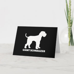 Cartão De Festividades schnauzer gigante premium