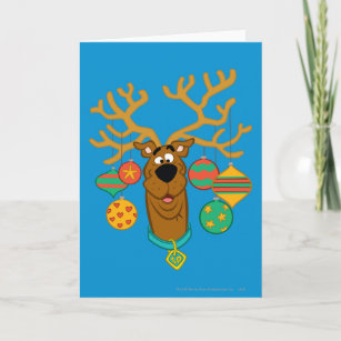 Cartão De Festividades Scooby a rena
