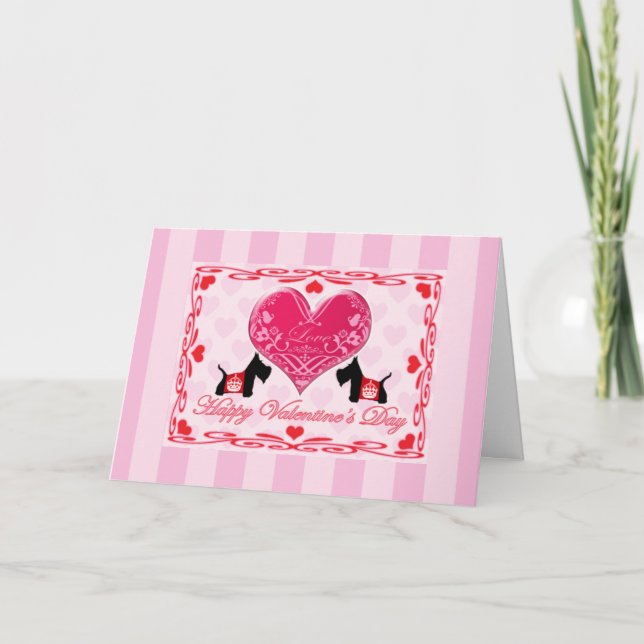 Cartão De Festividades Scottie No 8 Royal Crown (Frente)