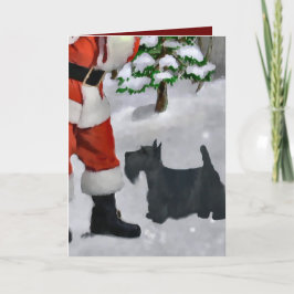 Cartão De Festividades Scottish Terrier Christmas Gifts