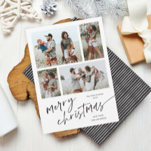 Script de Colagem de 4 Fotos Simples Feliz Natal