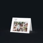 Cartão De Festividades Script de Natal Joyful Moderno Dobrou Cinco Fotos<br><div class="desc">Este moderno e alegre roteiro de Natal dobrado em cinco fotos é perfeito para o seu chique minimalista, preto e branco. A caligrafia manuscrita branca é delicada e rústica enquanto permanece elegante e elegante. A design reflete um simples dia de inverno todo-branco e evoca memórias de uma vida mais simplista....</div>