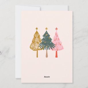 Cartão De Festividades Script elegante moderno foto estilosa preto e bran