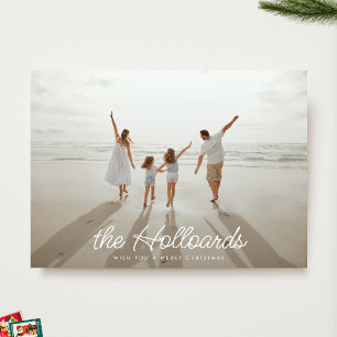 Cartão De Festividades Script Grande Seu Nome Personalizado Foto de Nat