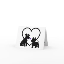 Scruffy Mutt Love é o que Sinto no Dia dos Namorad