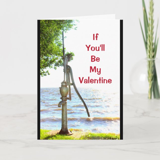 Cartão De Festividades Se você for minha Namorados, eu serei tão amassado (Frente)