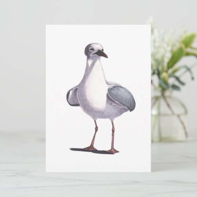Cartão De Festividades Seagull (Em pé/Frente)
