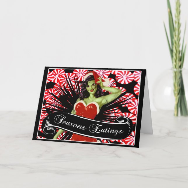 Cartão De Festividades Seasons Eatings (Frente)