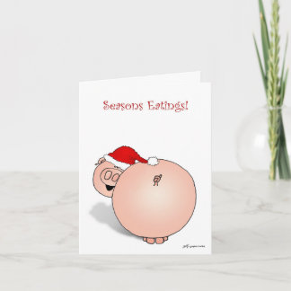 Cartão De Festividades Seasons Eatings card