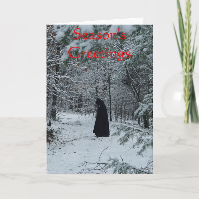 Cartão De Festividades Season's Greetings (Frente)