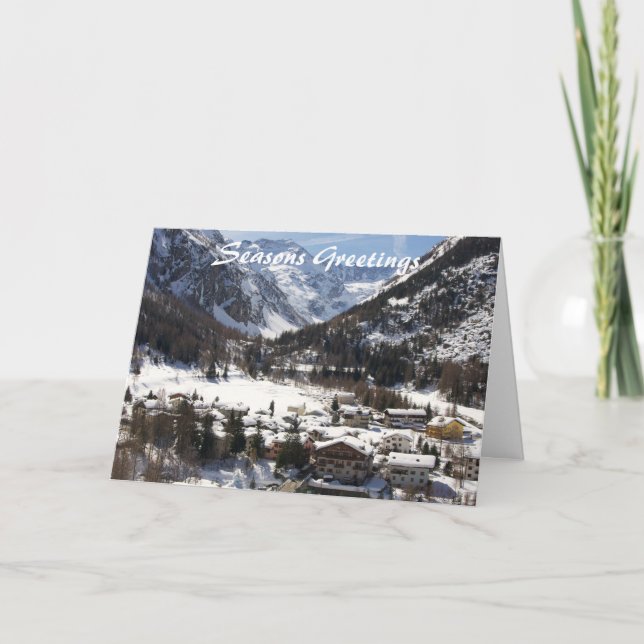 Cartão De Festividades Seasons Greetings Card (Frente)