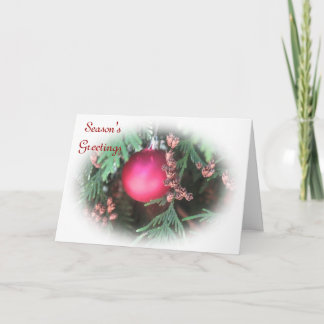 Cartão De Festividades Season's Greetings Holiday Card
