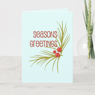 Cartão De Festividades SeasonsGreetings