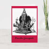Seated Ganesh Line Drawing