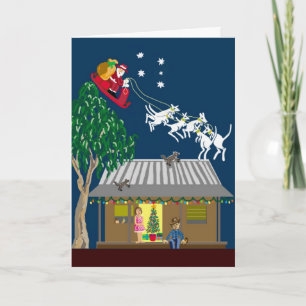 Cartão De Festividades Seis boomers brancos