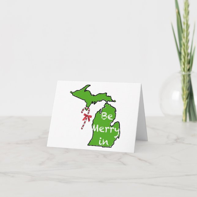 Cartão De Festividades Seja alegre no MI (Frente)