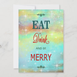 Cartão De Festividades Seja Feliz