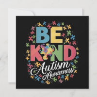 Seja gentil com conhecimento do autismo Design