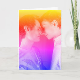 Cartão De Festividades Seja meu Namorados (gay/bissexual)