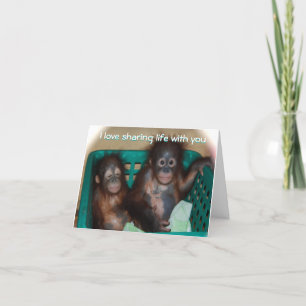 Cartão De Festividades Seja Meu Namorados, Querida Foto De Animal