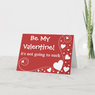 Cartão De Festividades Seja minha Namorados não vai ser uma droga...