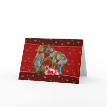 Seja o meu beijando chimpanzés