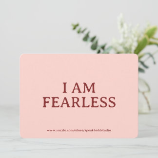 Cartão De Festividades Self-Love Card, Inspirational & Fearless Card