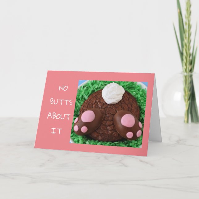 CARTÃO DE FESTIVIDADES SEM BUMBUNS SOBRE ELA **CARTÃO DE PÁSCOA** COM HOL (Frente)