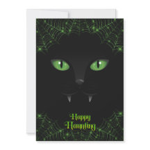 Semanas Verdes de Gato Negro Halloween