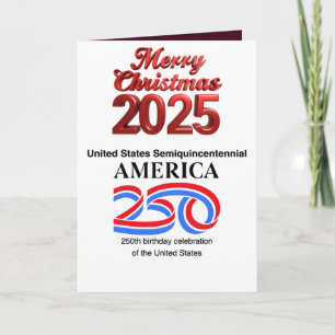 Cartão De Festividades Semiquincentenário dos Estados Unidos: Ano Novo 20
