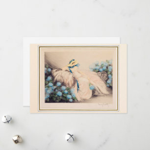 Cartão De Festividades Senhora Rosa, 1933, por Louis Icart