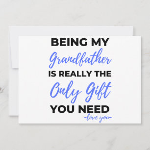 Cartão De Festividades Ser Avô É Realmente O Único Presente bl
