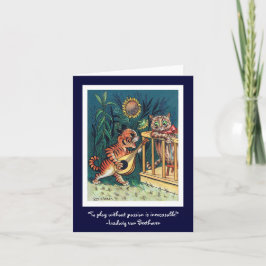 Cartão De Festividades Serenade dia de os namorados