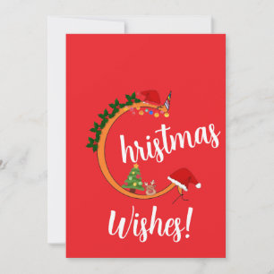 Cartão De Festividades Série Desejos de Natal 02