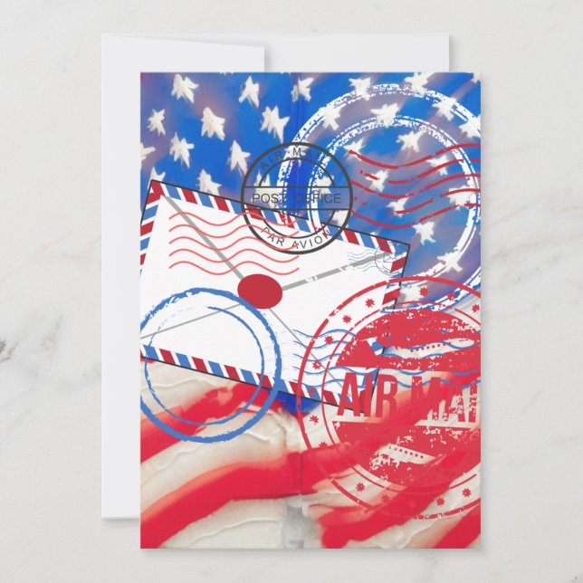 Cartão De Festividades Serviço Postal (Frente)