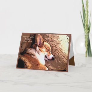Cartão De Festividades Seu amor é como Sunshine Welsh Corgi