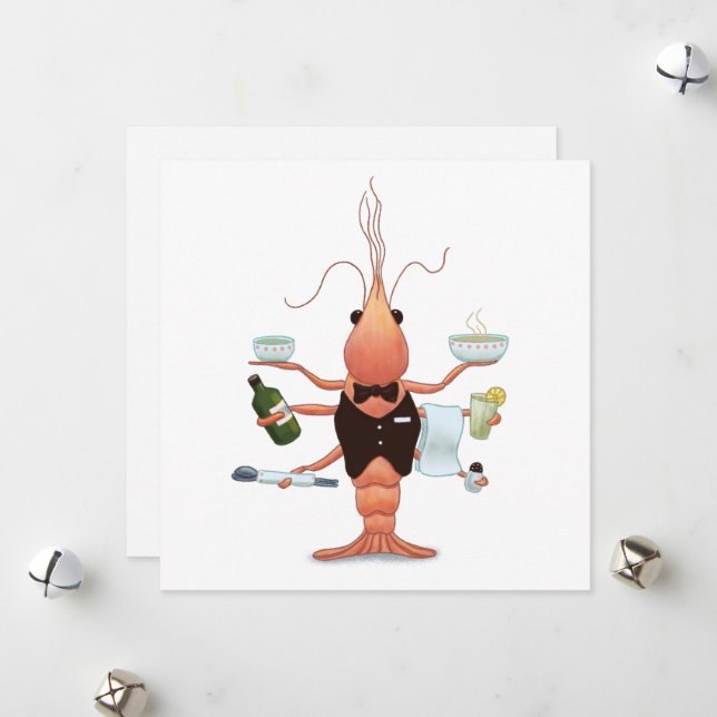 Cartão De Festividades Seu Melhor Garçom (Frente/Verso In Situ)