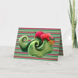 Cartão De Festividades Seus Sapatos de Dança Elfica