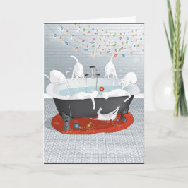 Cartão De Festividades Seven Swats, No Swimming! Holiday