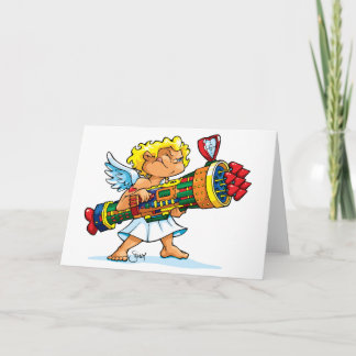 Cartão De Festividades Sevigny_Valentine's Card_Rambo Cupid_No Text