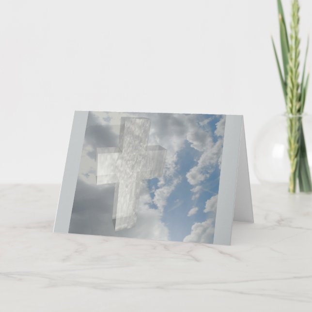 Cartão De Festividades Sexta-feira Santa (Frente)