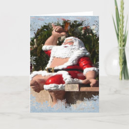 Cartão De Festividades Shaka Santa Claus