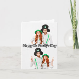 Cartão De Festividades Shamrock irlandês Céltico com Dia de São Patrício