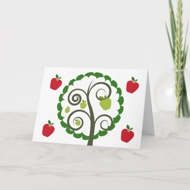 Cartão De Festividades Shanah Tovah Rosh Hashanah Ano Novo (Frente)