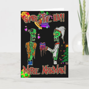 Cartão De Festividades share the love christmas card