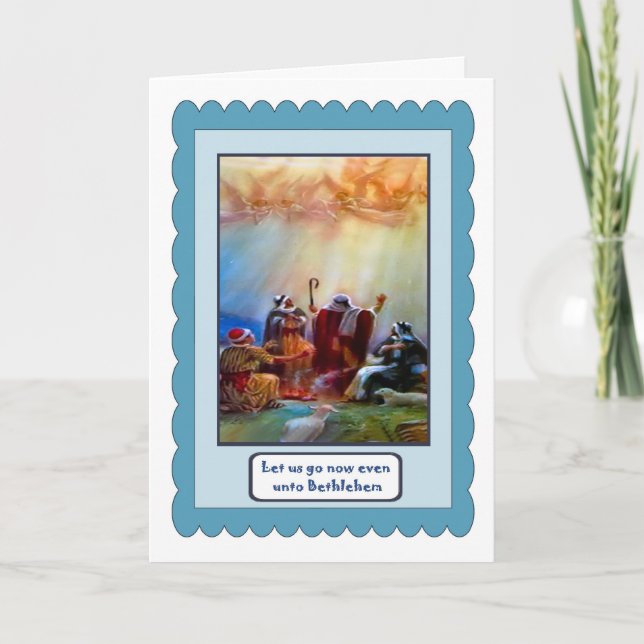 Cartão De Festividades Shepherds hear the call (Frente)