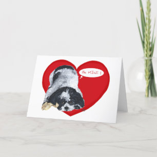 Cartão De Festividades Shih Tzu Dia dos Namorados
