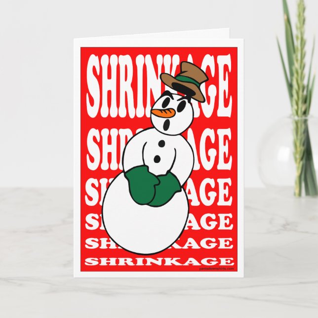 CARTÃO DE FESTIVIDADES SHRINKAGE (Frente)
