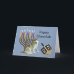 Cartão De Festividades Siberian Husky Chanukah Card Menorah Dreidel<br><div class="desc">Lembrar a família e os amigos durante a temporada de Chanukah é uma maneira maravilhosa de manter contato com as pessoas que você ama e se importa. Criei com amor e cuidado estes cartões Chanukah para cães e tenho a certeza de que qualquer pessoa que ame cães ficará encantada em...</div>