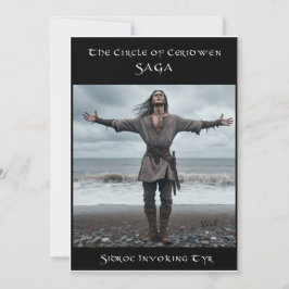 Cartão De Festividades Sidroc Invocando placa coletora Tyr 5x7